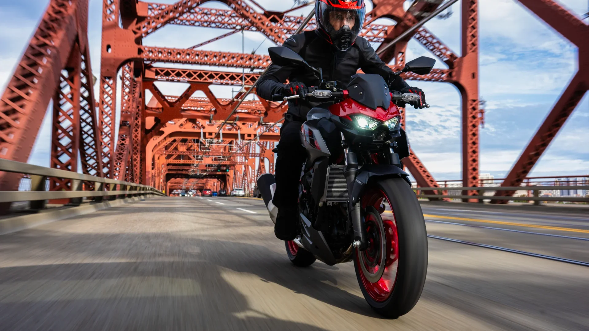 Kawasaki Z 500 SE action